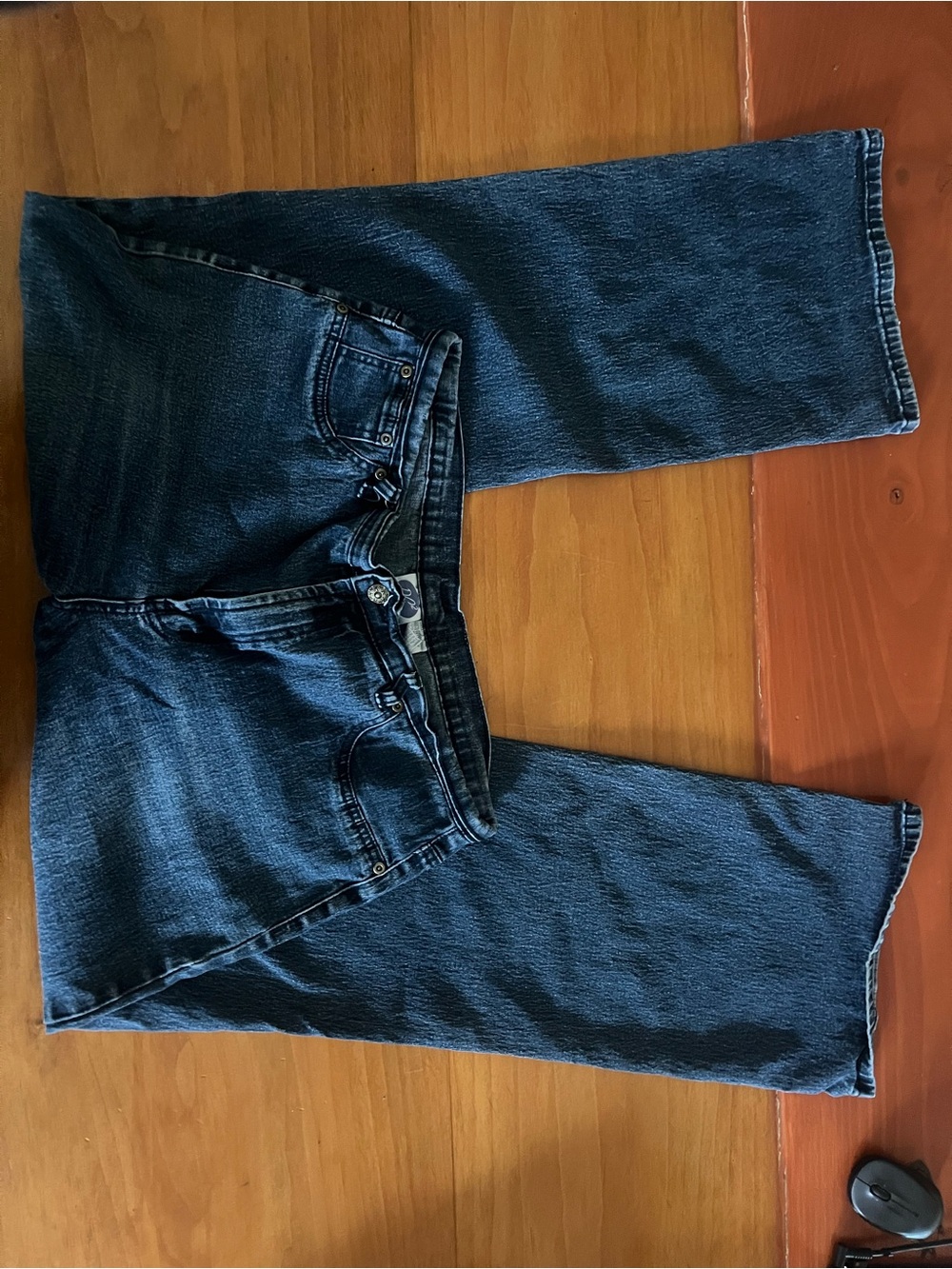 DG2 by Diane Gilman Dark Blue Stretch Jeggings